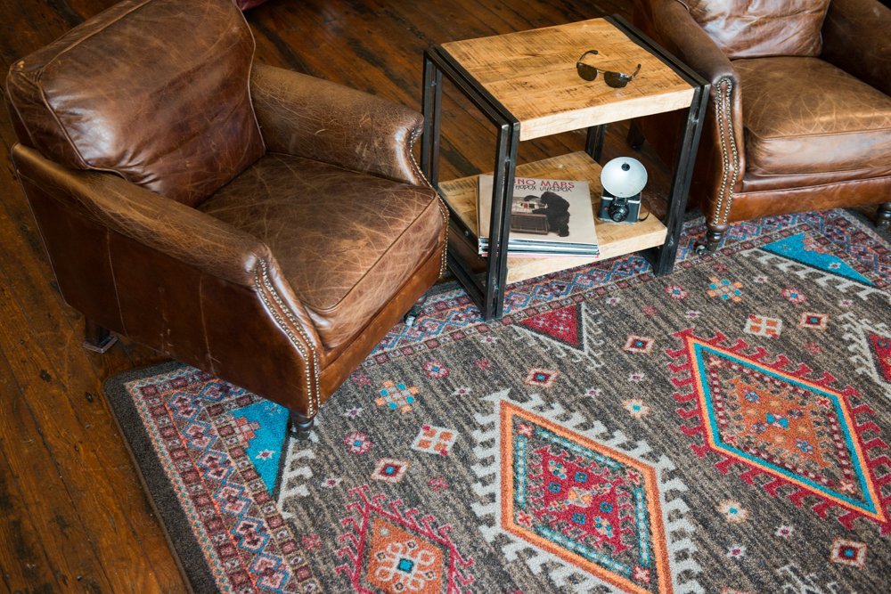American Dakota Persian Southwest Brown Rug