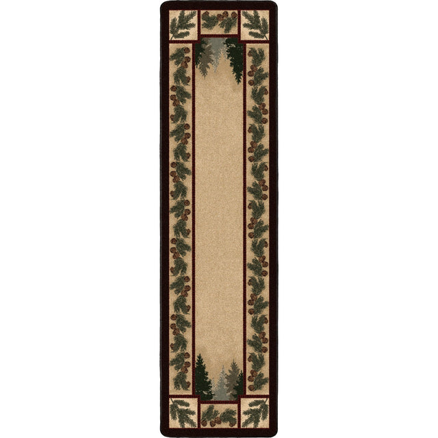 American Dakota Pine Forest Maize Rug - 0092MAZ234