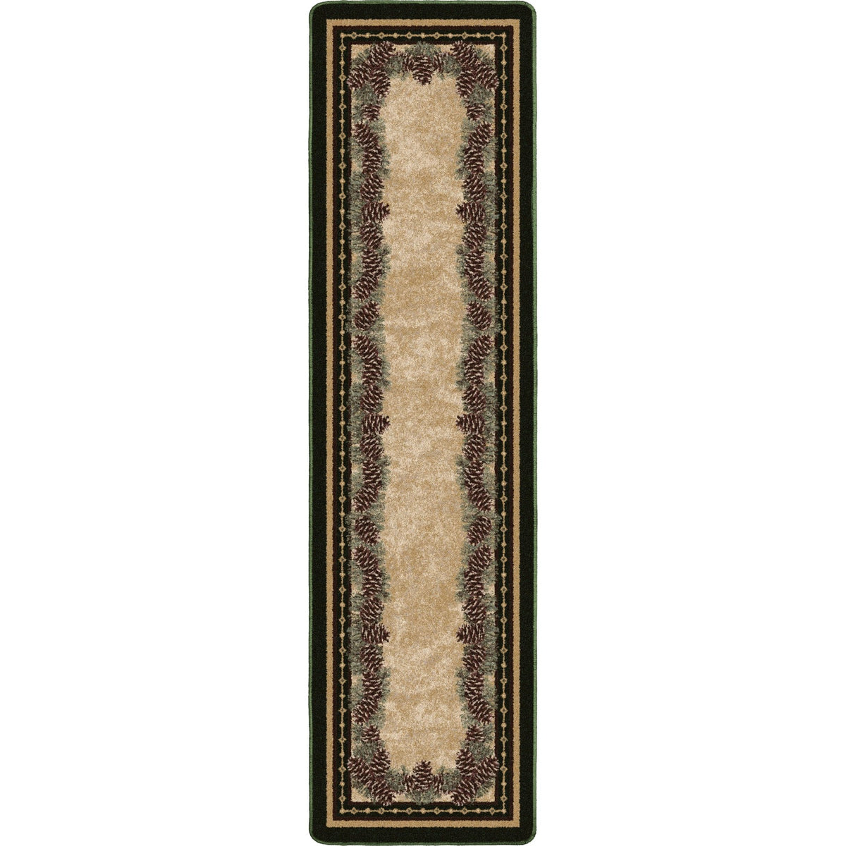 American Dakota Pine Mountain Green Rug - 0068GRN234