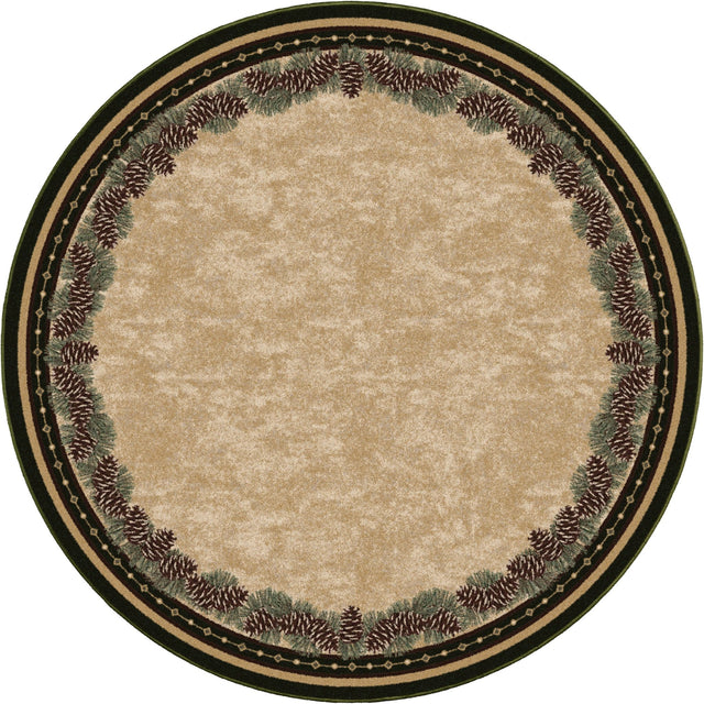 American Dakota Pine Mountain Green Rug - 0068GRN234