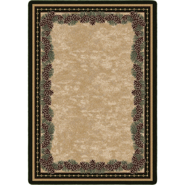 American Dakota Pine Mountain Green Rug - 0068GRN234