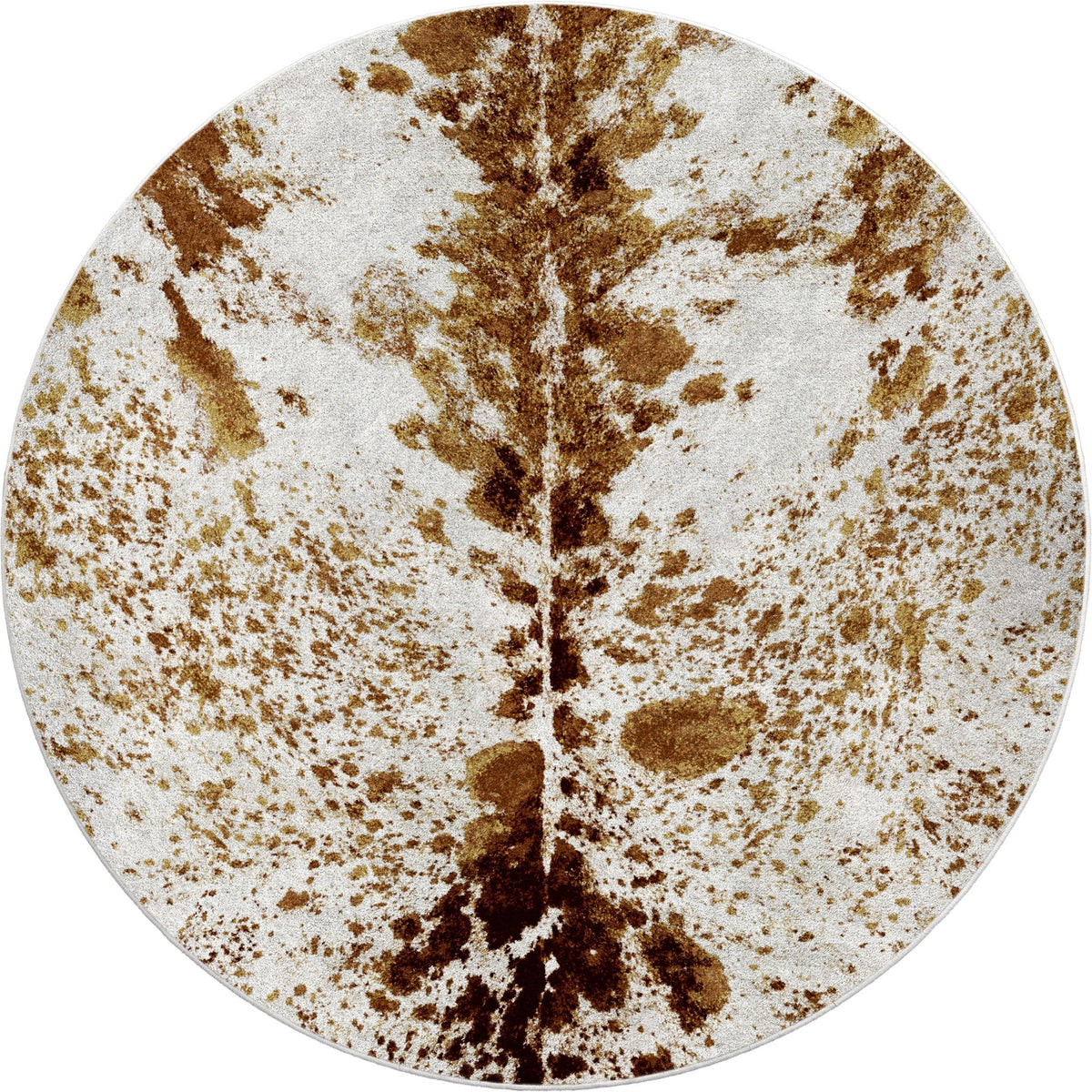 American Dakota Pioneer Longhorn Spotted Brindle Rug - 0513SPB234