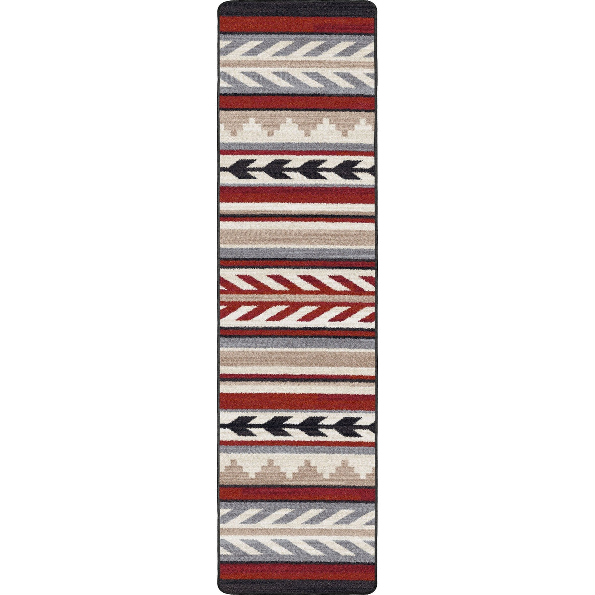 American Dakota Progression Red Rug - 0797RED234