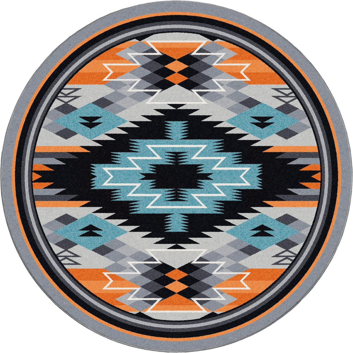 American Dakota Radiowaves Fire Rug - 0783FRE234