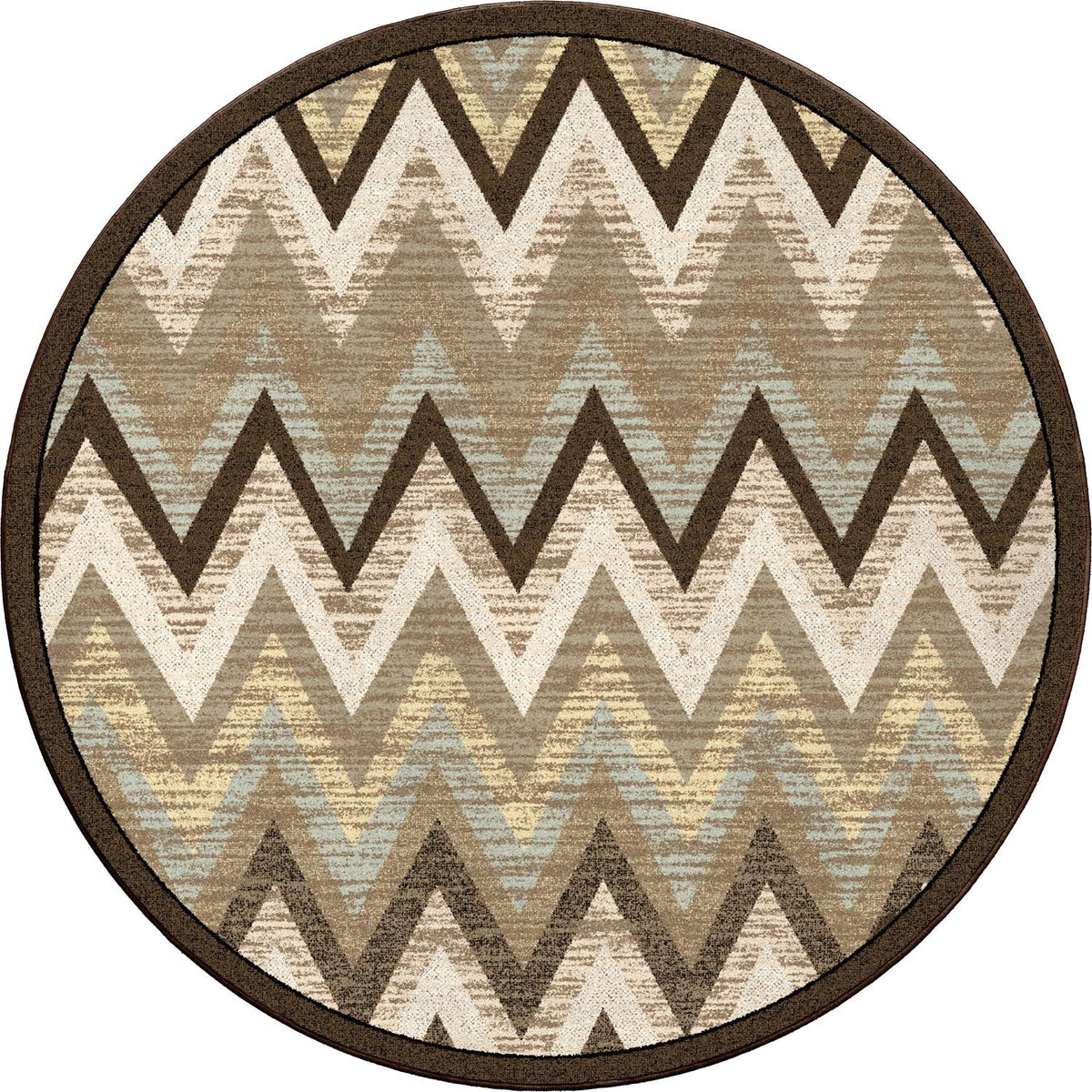 American Dakota Rain Flame Cool Earth Rug