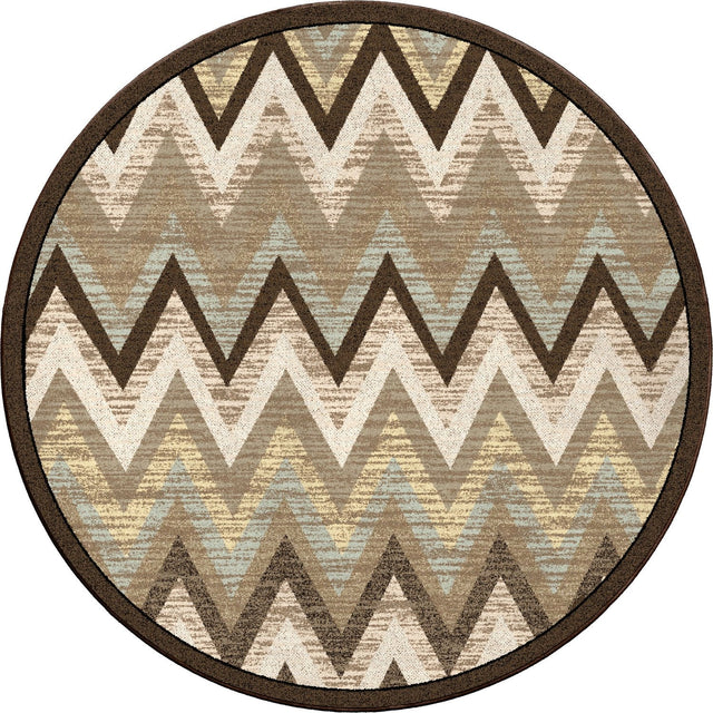 American Dakota Rain Flame Cool Earth Rug