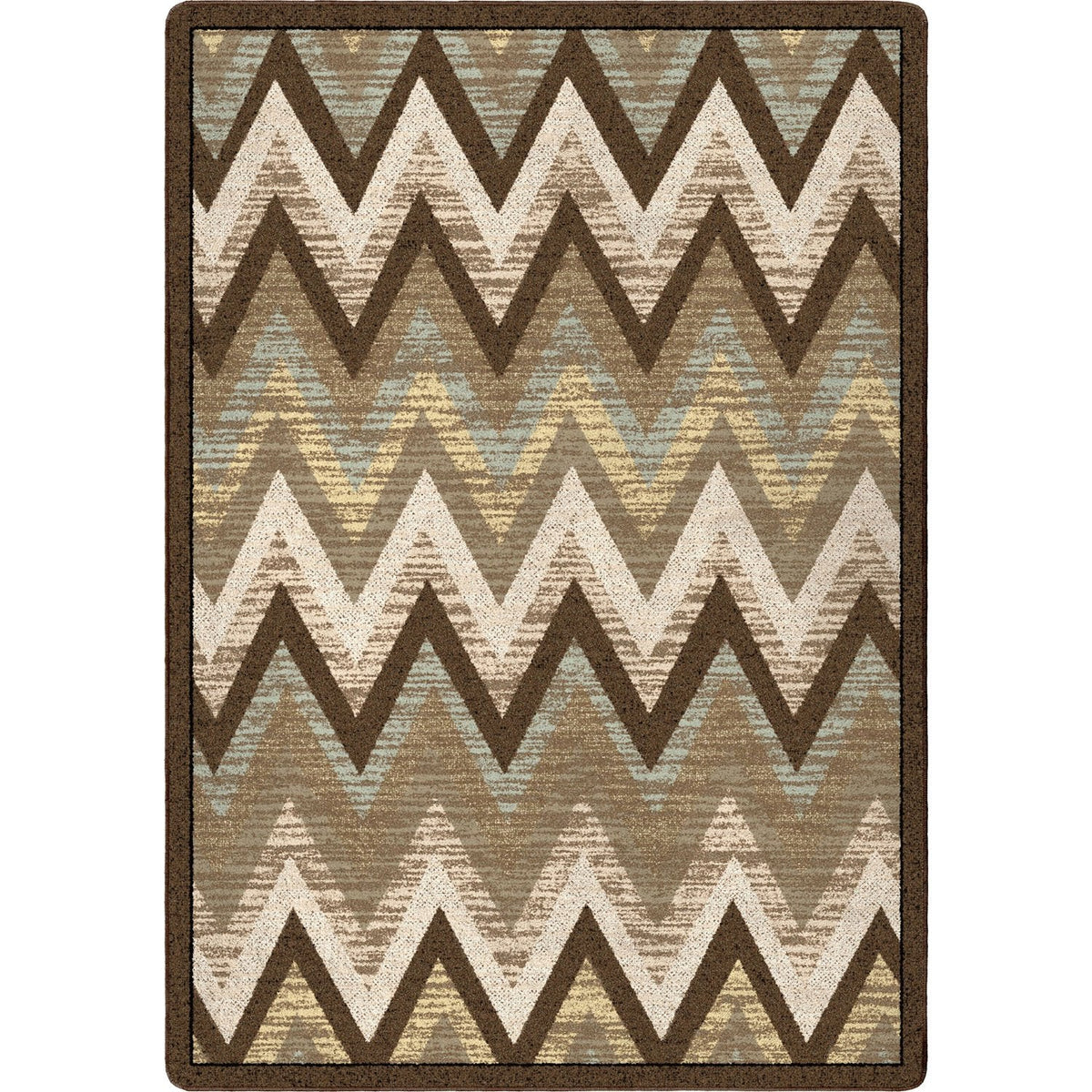 American Dakota Rain Flame Cool Earth Rug