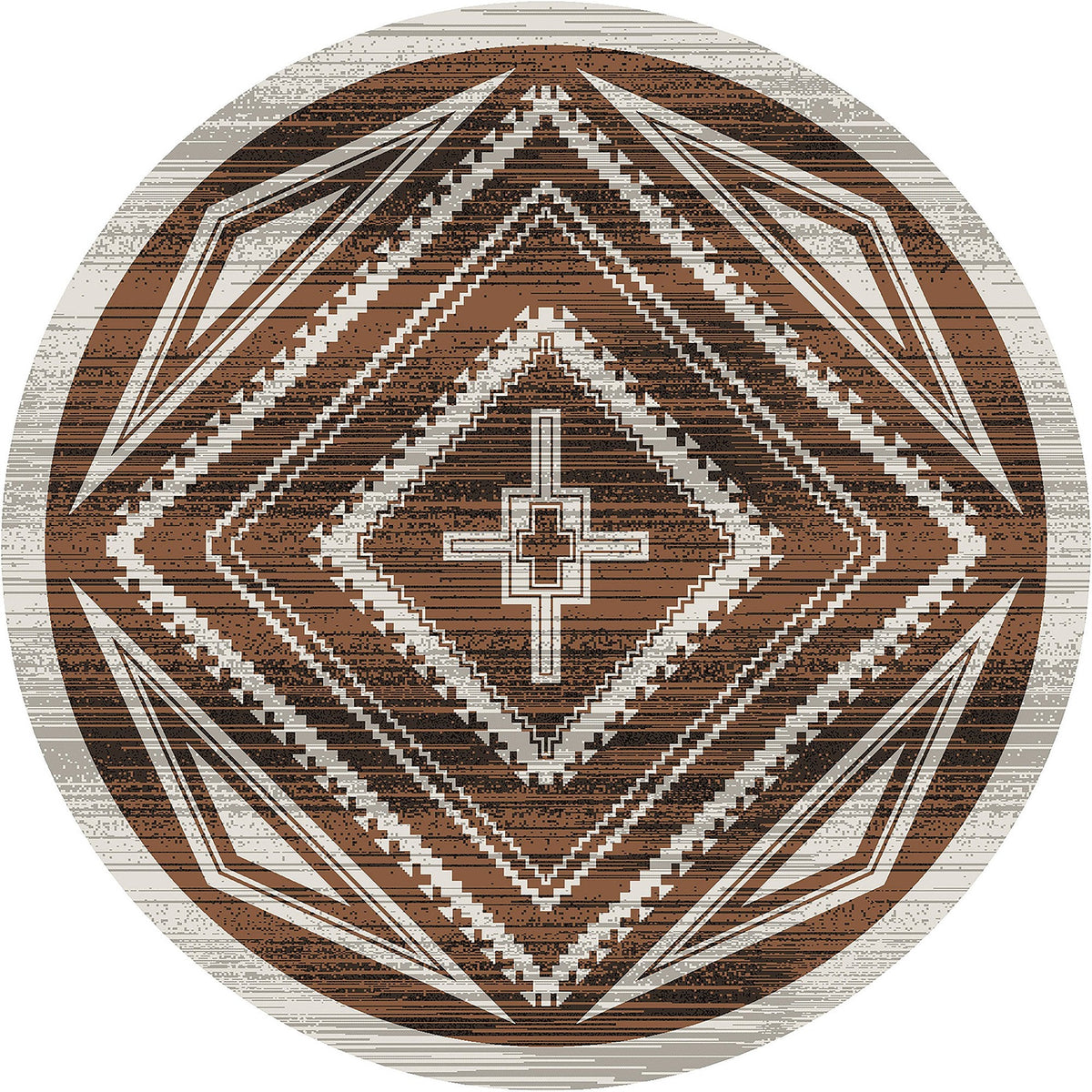 American Dakota Rim Shot Earthen Rug