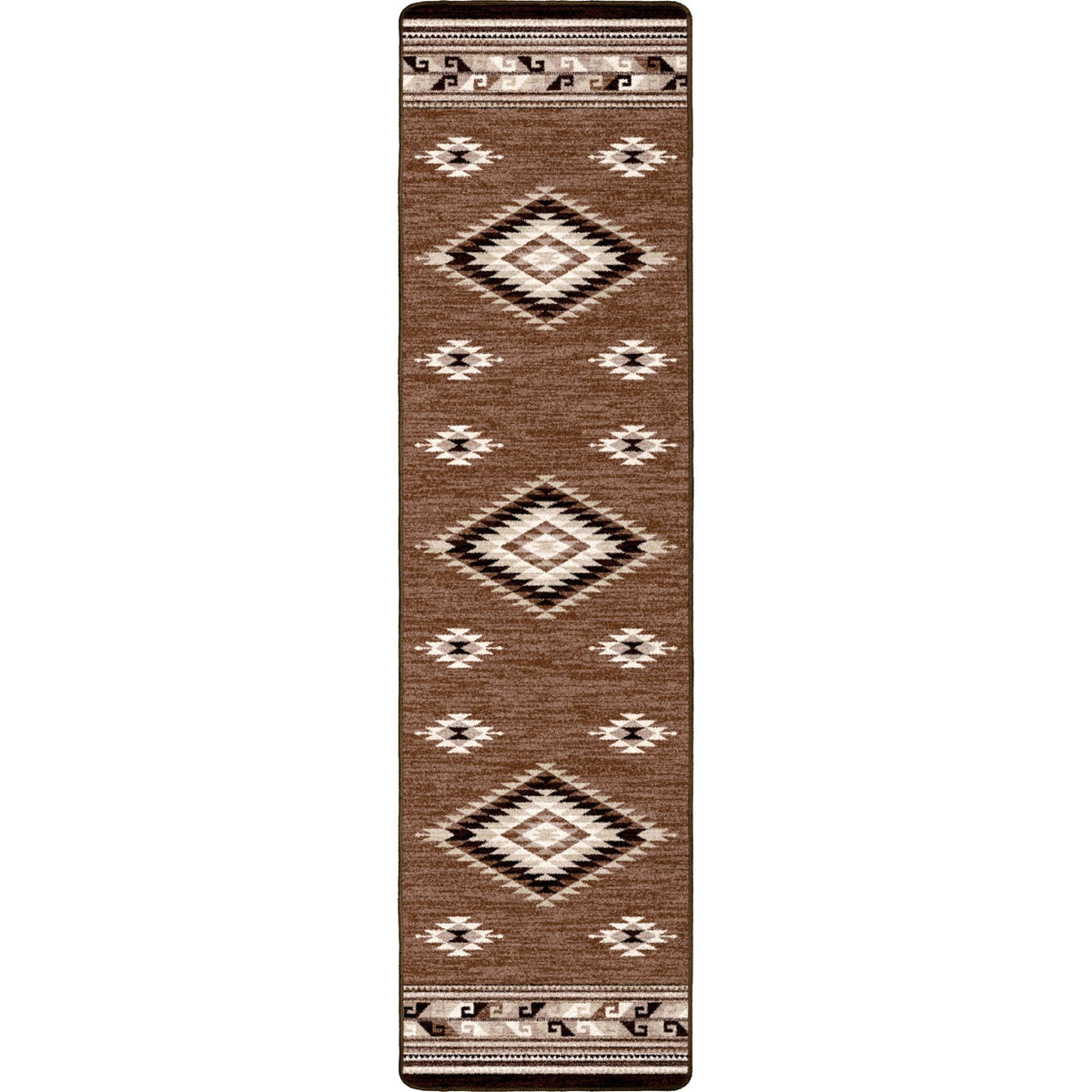 American Dakota River Crossing Brown Rug - ZZAD0580BRN234