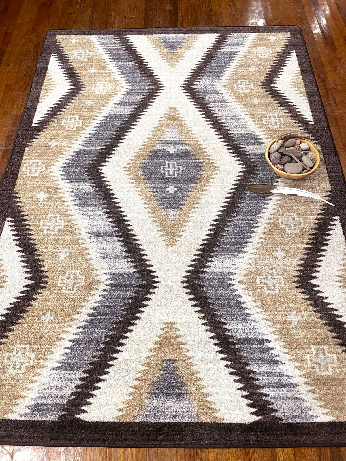 American Dakota Roar Natural Wools Rug - ZZAD0581NTW234