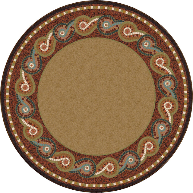 American Dakota Rolling Water Multi Rug