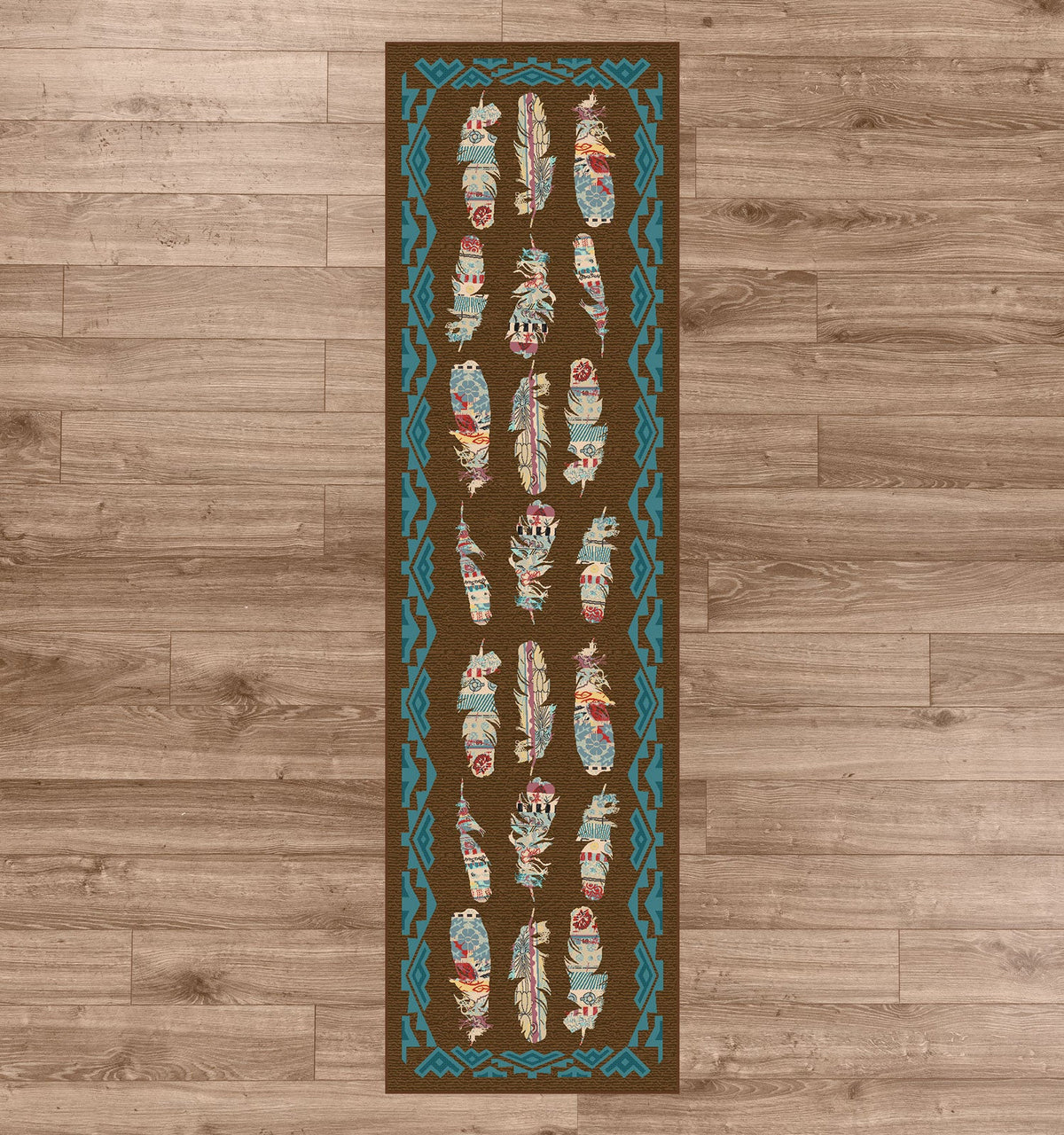 American Dakota Ruiz Feather Brown Rug - R0273BRN234