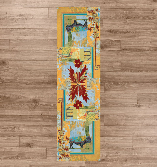 American Dakota Ruiz Golden Buffalo Bright Rug - R0283BRT234