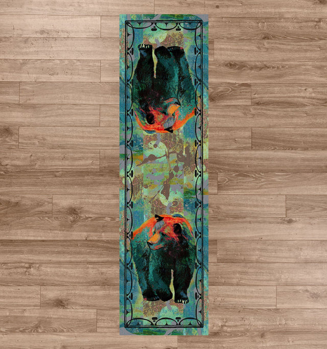American Dakota Ruiz Vertical Bear Paint Rug - R0260PNT234