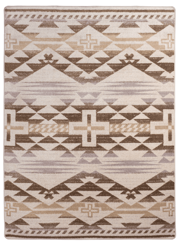 American Dakota Rustic Cross Chablis Rug - AMZ0080CHB234