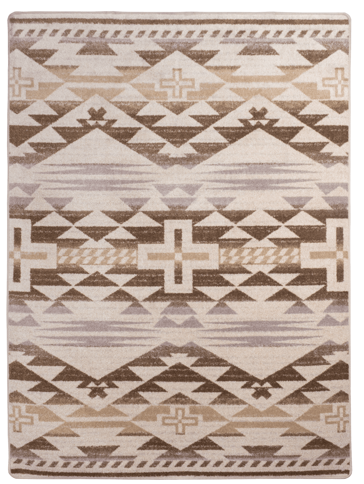 American Dakota Rustic Cross Chablis Rug - AMZ0080CHB234