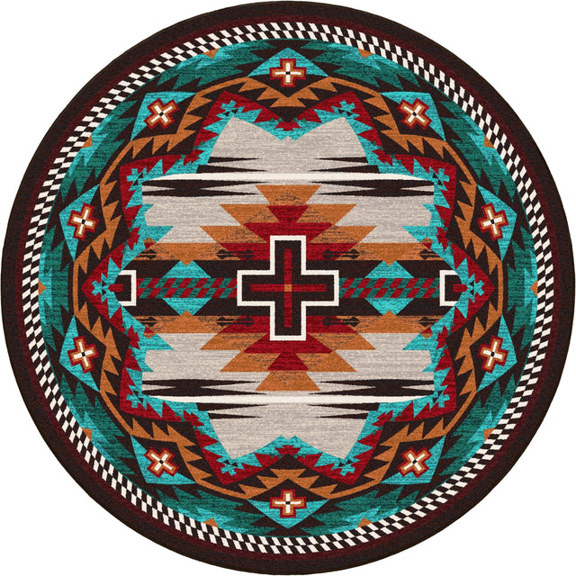American Dakota Rustic Cross OKA Electric Rug