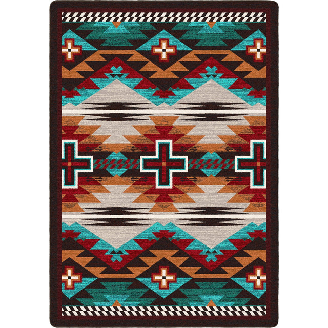 American Dakota Rustic Cross OKA Electric Rug