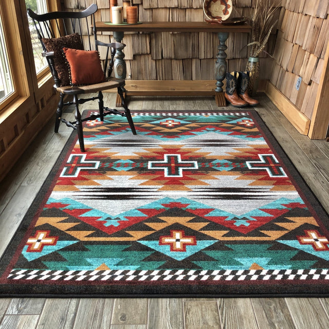 American Dakota Rustic Cross OKA Electric Rug