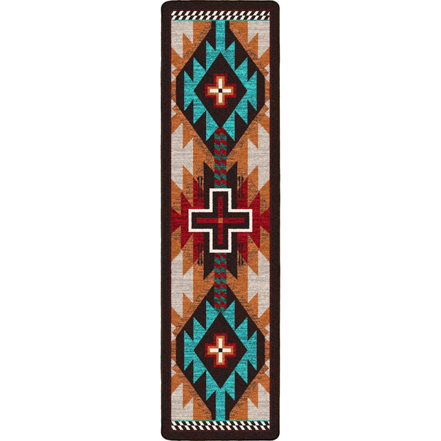 American Dakota Rustic Cross OKA Electric Rug