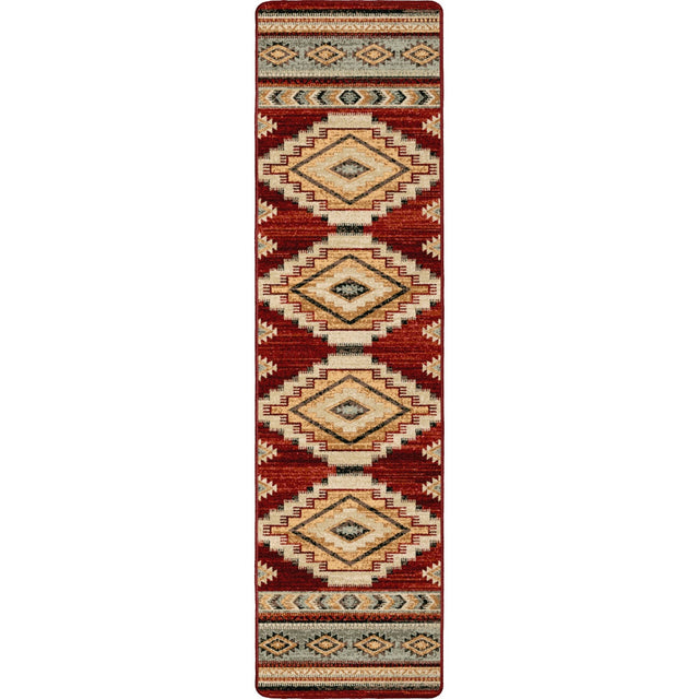 American Dakota Sacred Ground Garnet Rug - ZZAD0582GAR234