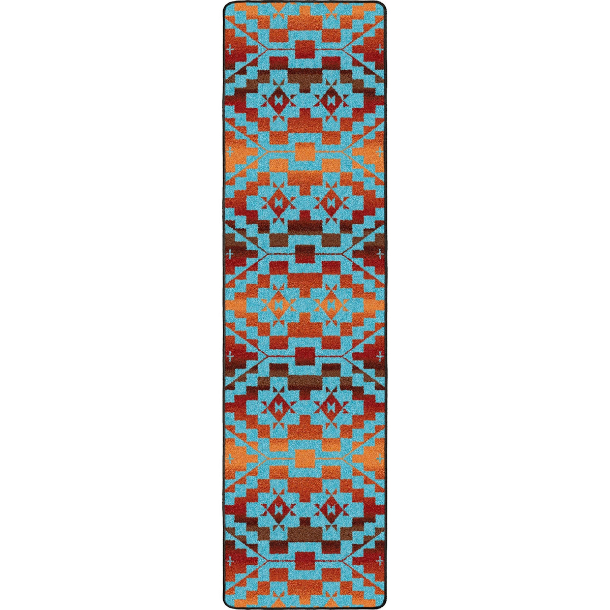 American Dakota Sacred Trail Red Burst Rug