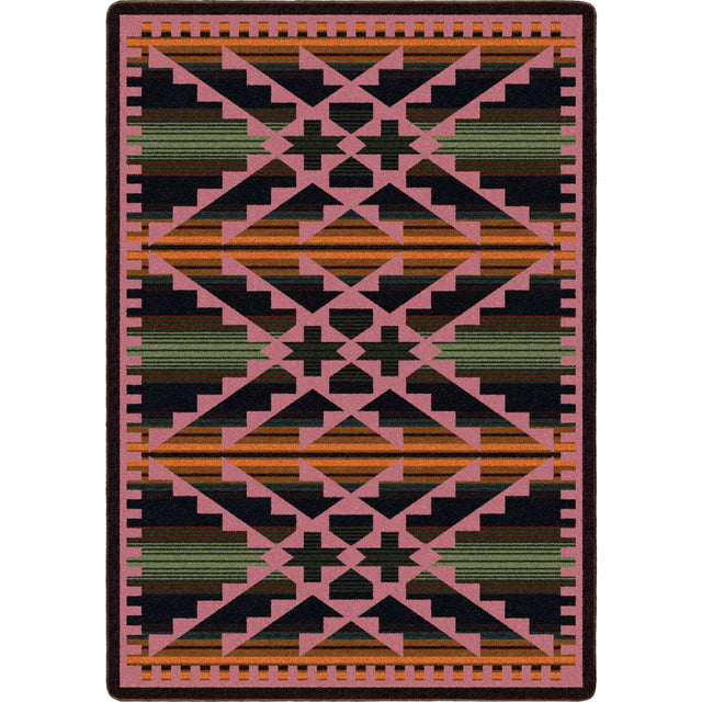 American Dakota Saddle Blanket Periwinkle Rug