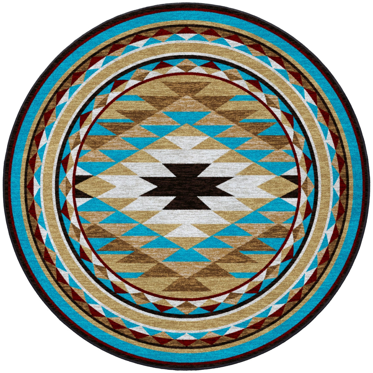 American Dakota Sallisaw OKA Mesa Tan Rug