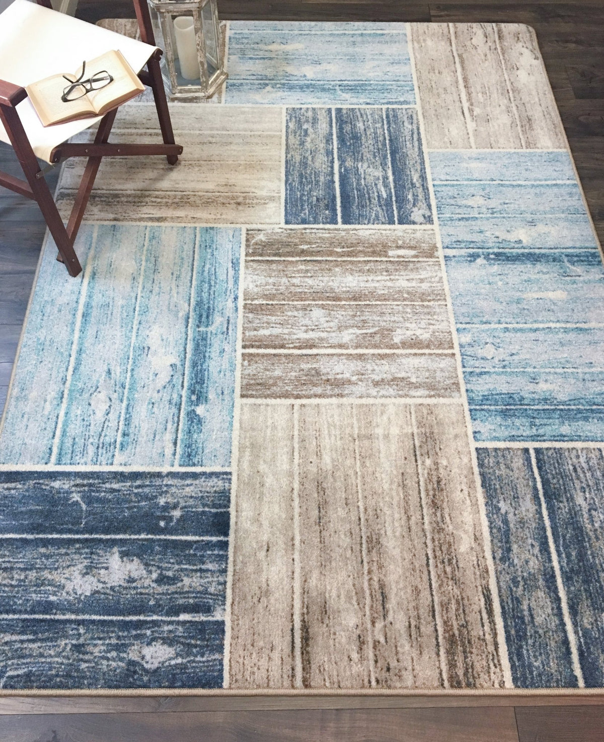 American Dakota Salty Seas Aqua Rug - 0391AQU234