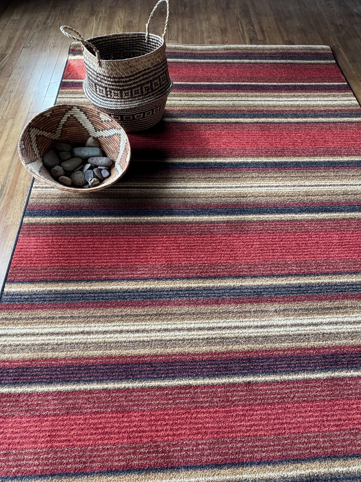 American Dakota Santa Fe Stripe Multi Rug