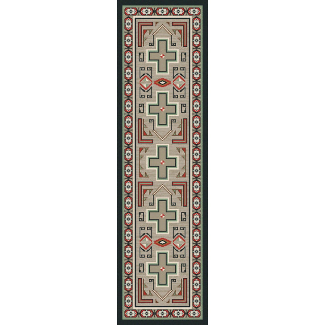 American Dakota Saw Tooth Raincloud Rug