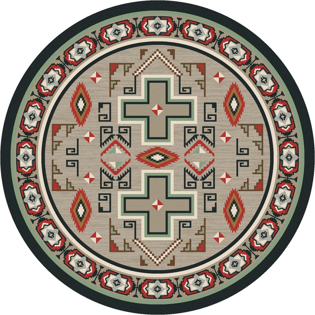 American Dakota Saw Tooth Raincloud Rug