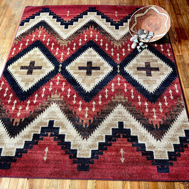 American Dakota Seeker Fire Brick Rug - 0761FBK234