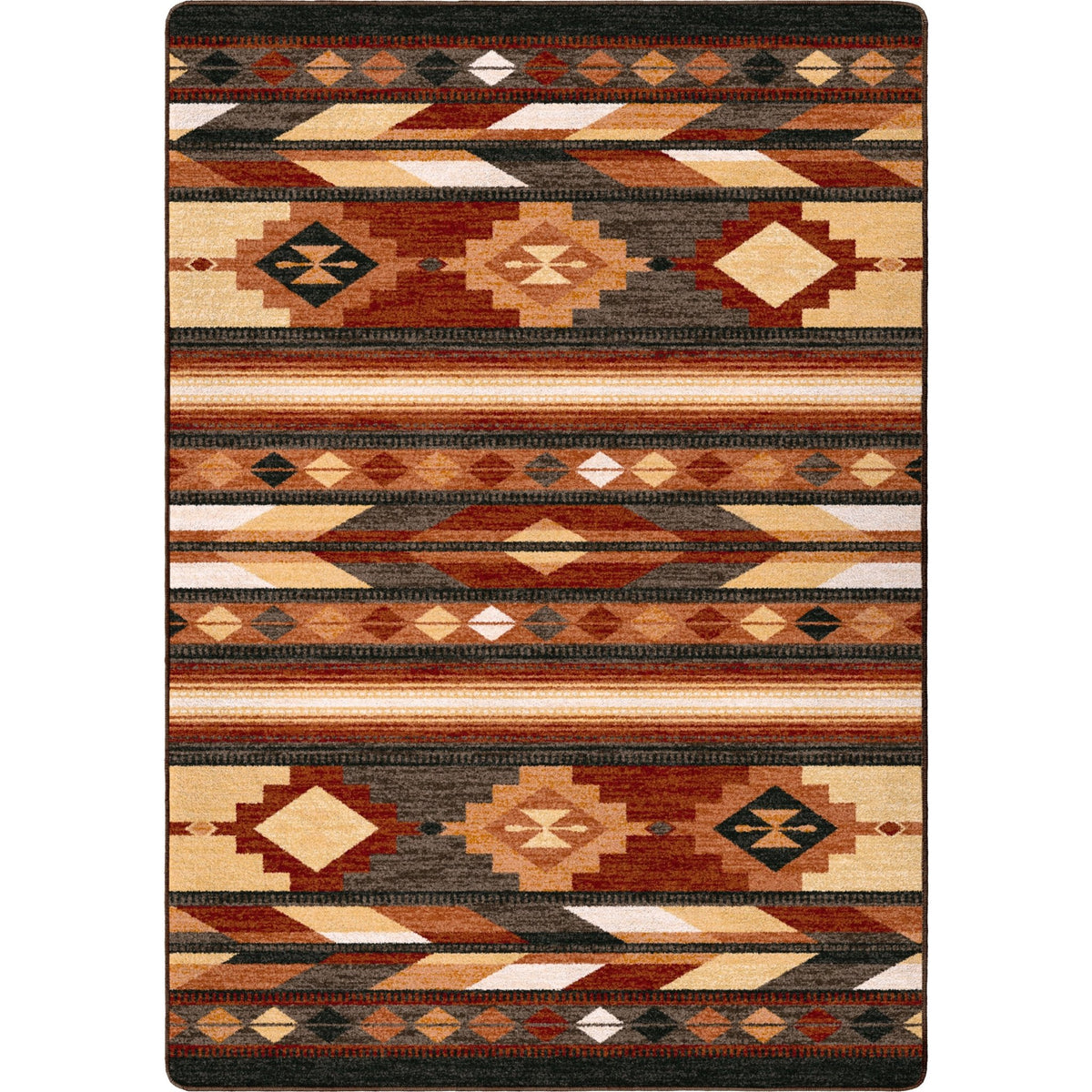 American Dakota Shadows Red Rock Rug - ZZAD0583RDR234