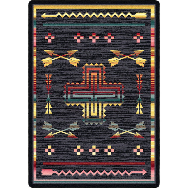 American Dakota Shoot Me Straight Gray Rug
