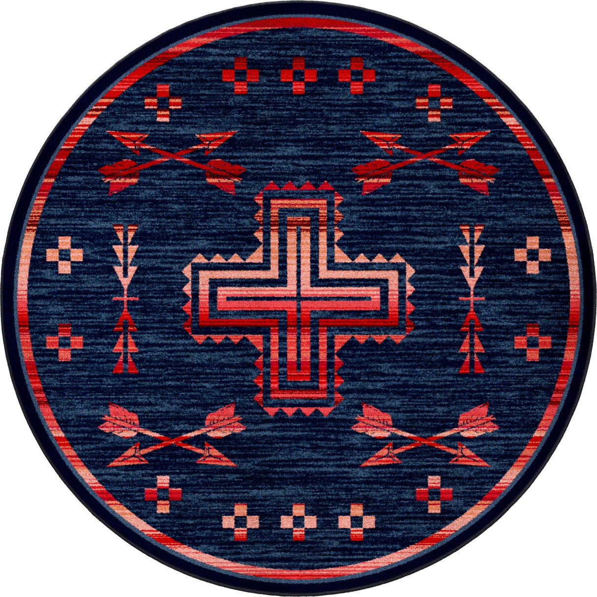 American Dakota Shoot Me Straight Power Red Rug