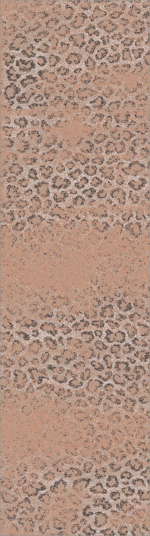 American Dakota Snow Leopard Distressed Blush Rug - 0406DSB234