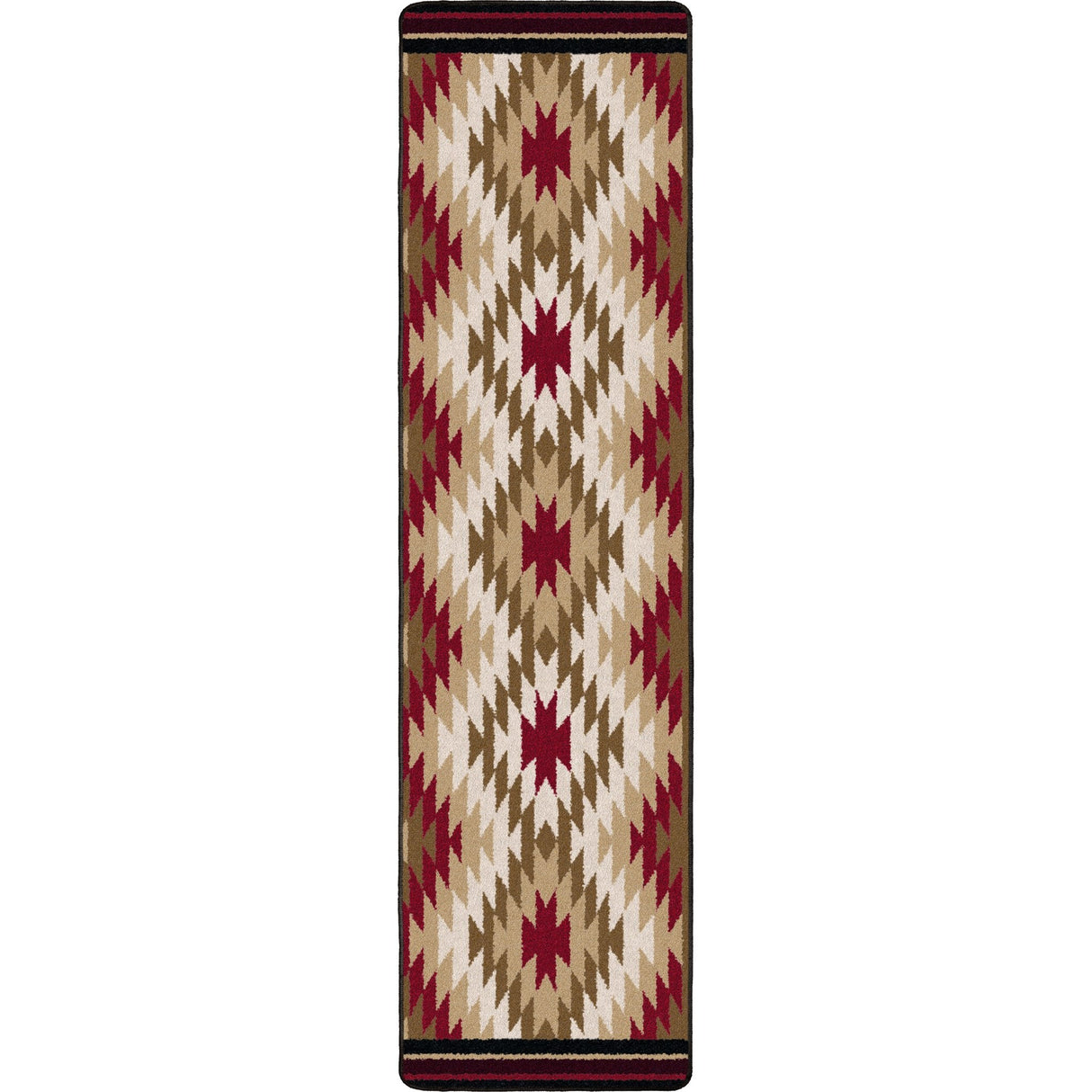 American Dakota Starburst Red Rug