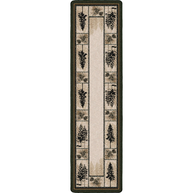 American Dakota Stoic Pines Forest Rug - 0186FOR234