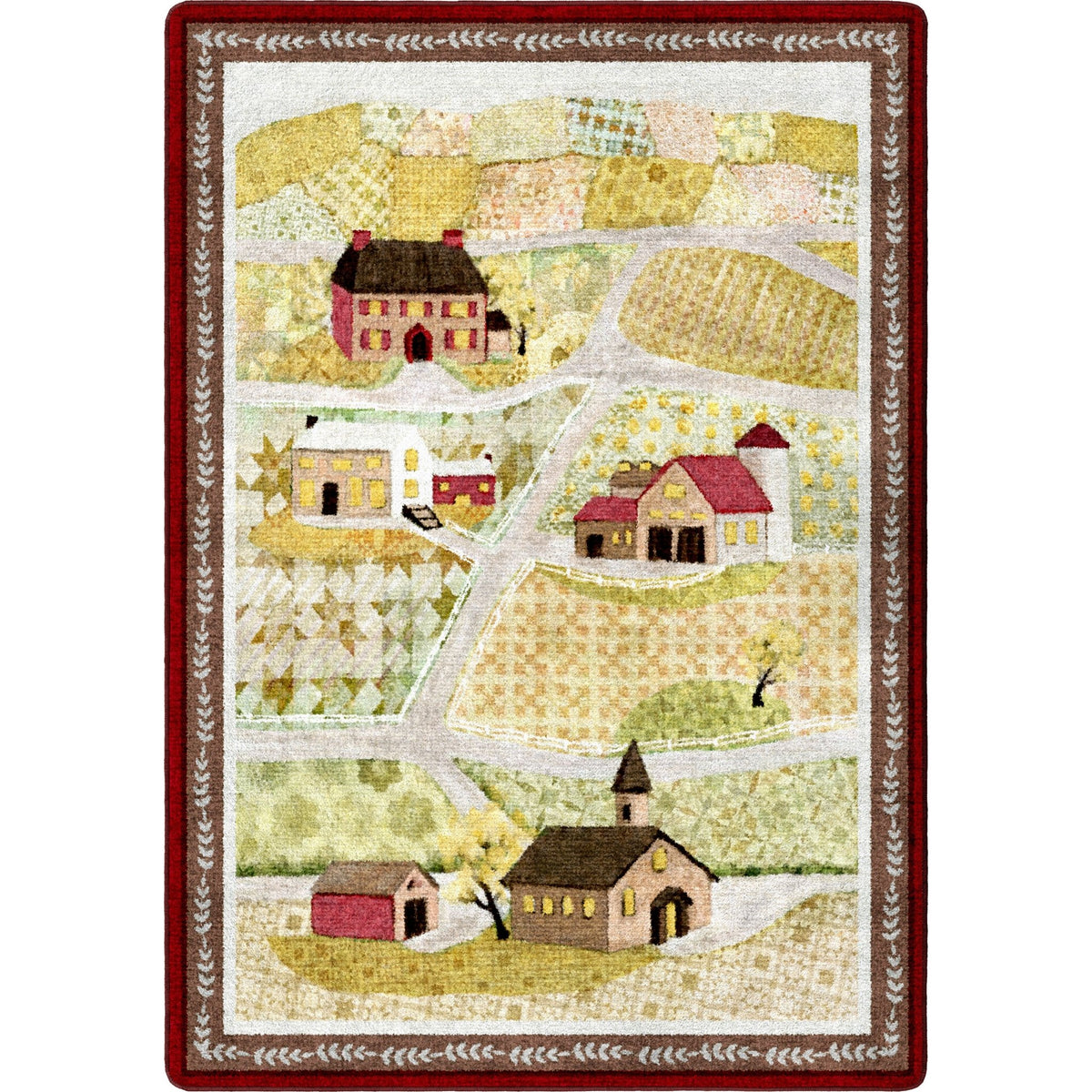 American Dakota Summer Fields Quilt Rug - 0692QLT234