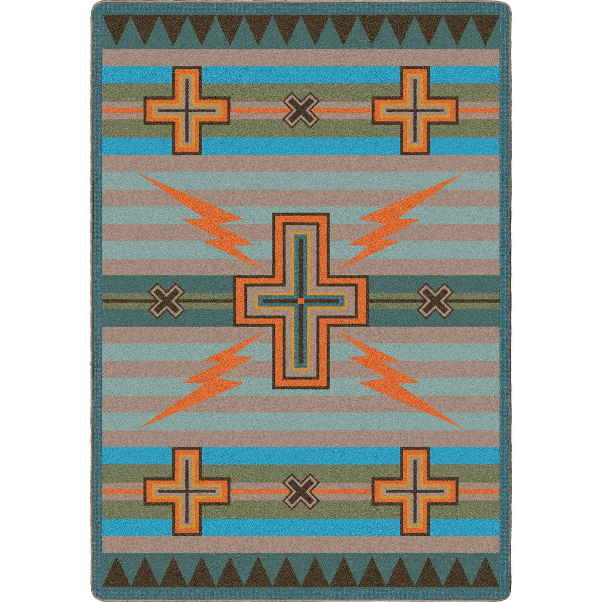American Dakota Tempest Turquoise Rug - S0277TUR234