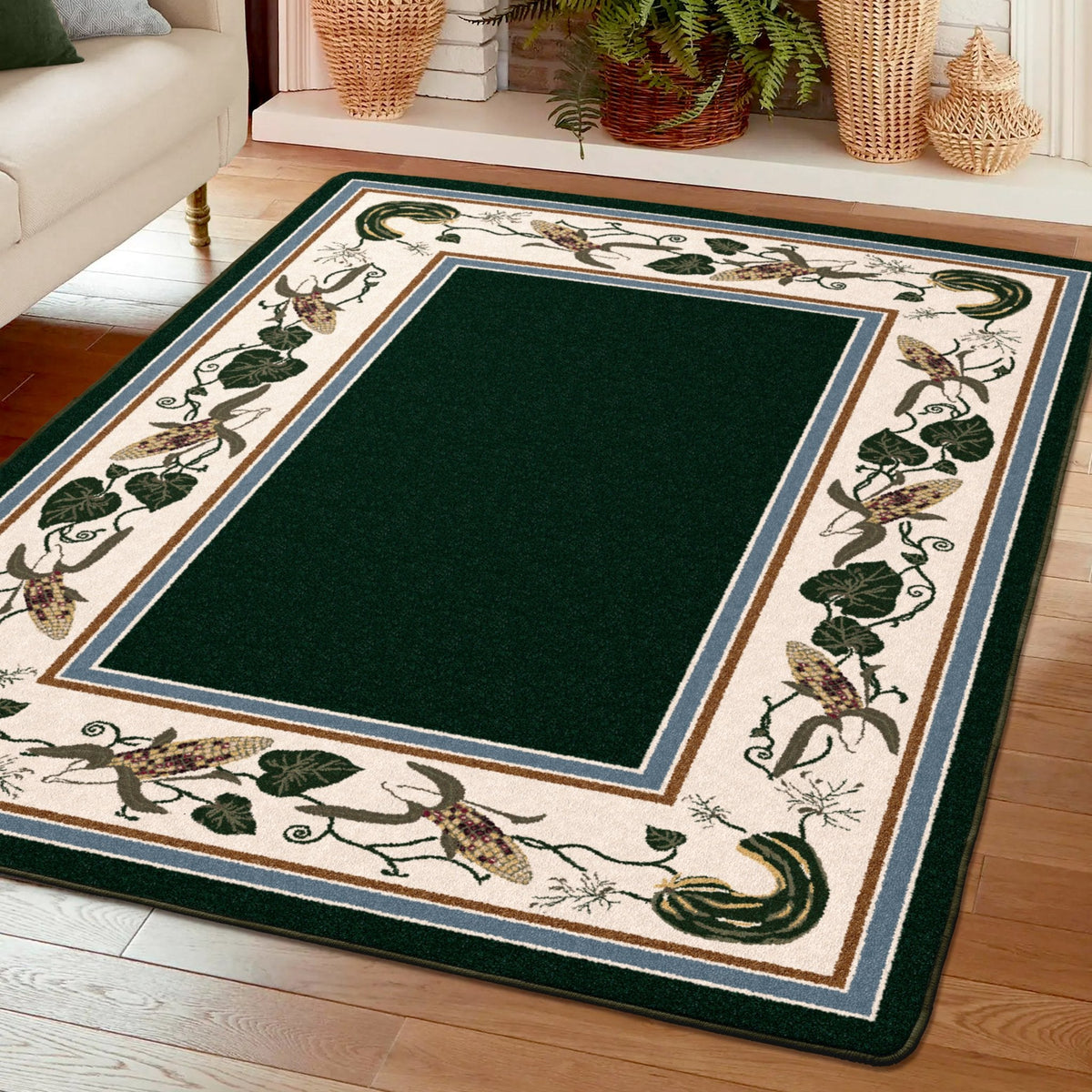 American Dakota Three Sisters Emerald Rug
