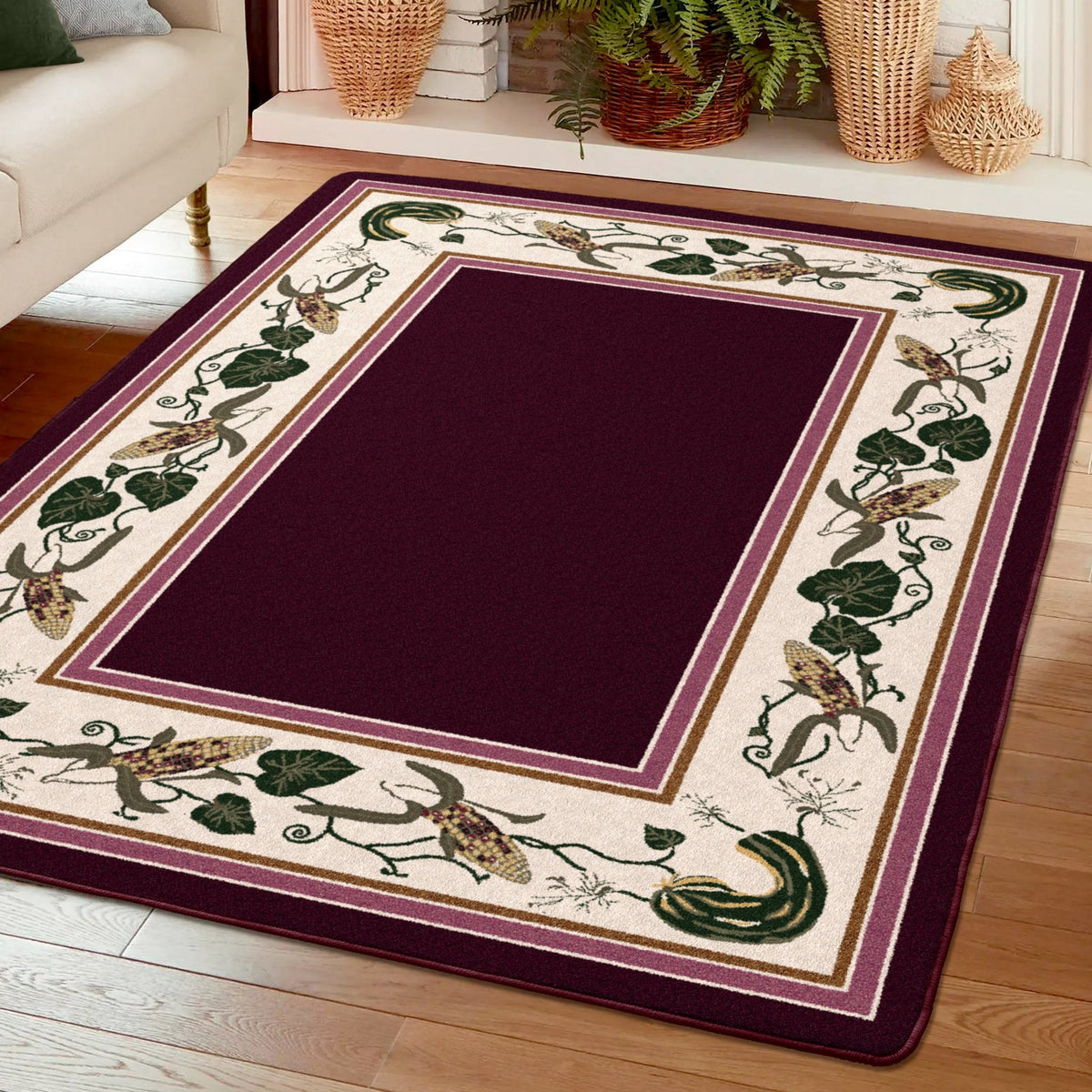 American Dakota Three Sisters Garnet Rug