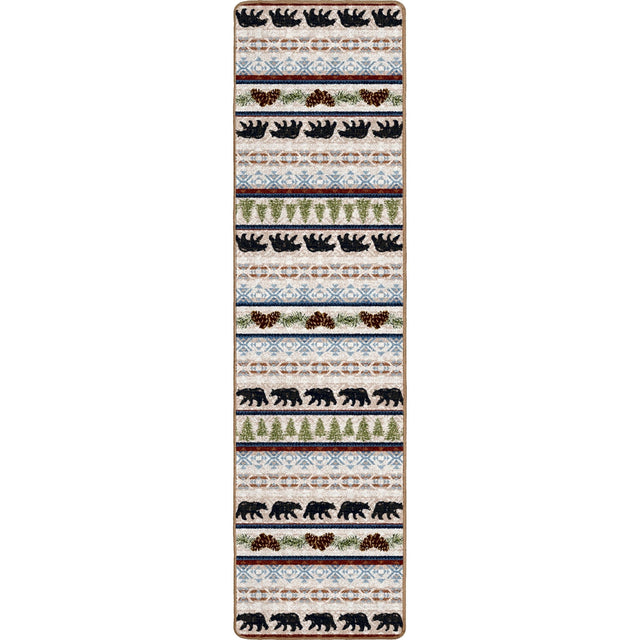 American Dakota Trailside Bear Natural Rug - 0384NAT234