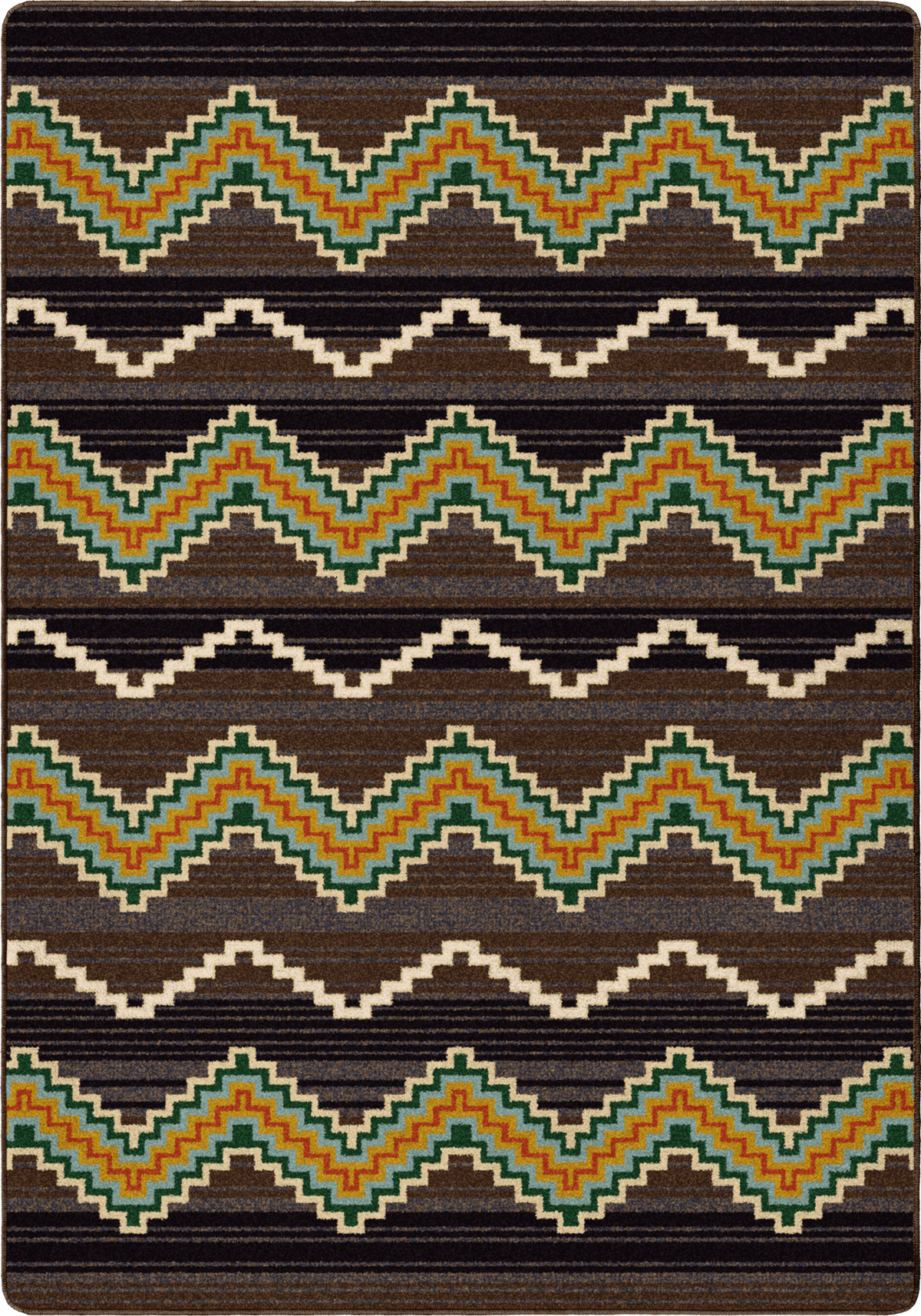 American Dakota Trapper Brown Rug