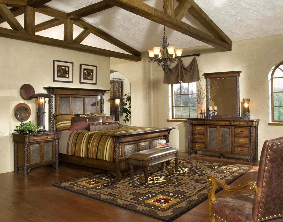 American Dakota Two Sisters Chestnut Rug