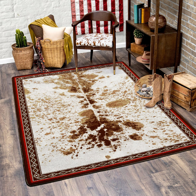 American Dakota Vaquero Spotted Brindle Rug - 0514SPB234
