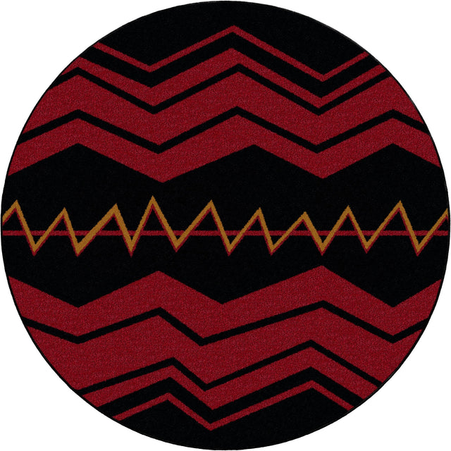 American Dakota War Path 2 Black Rug