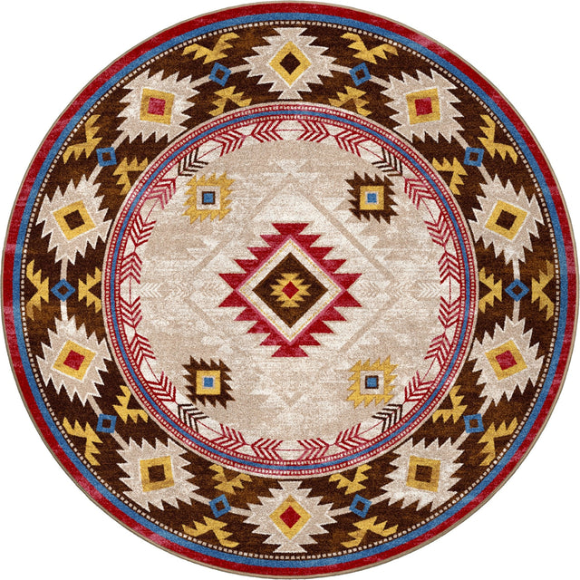 American Dakota Whisky River Natural Rug