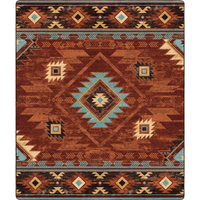 American Dakota Whisky River Rust Rug